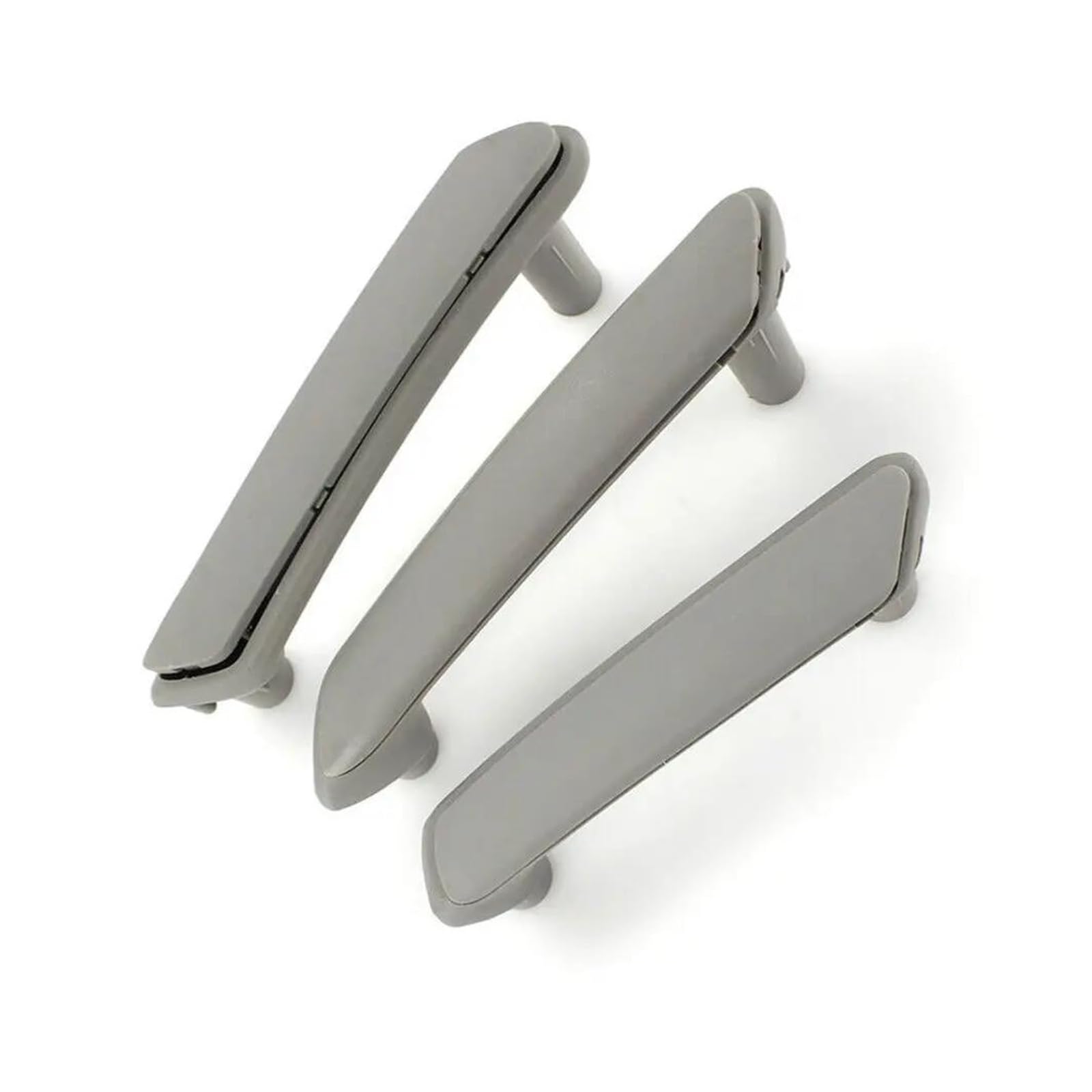 DGGH Manilla Interior para VW para Passat B5 1998-2005 3 Piezas Delantera Derecha Trasera Izquierda Trasera Derecha Manija Puerta Interior Cubierta Decorativa(Gris)