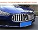 YOCTM Grill Chrome Trim for Maserati Ghibli 2013 2014 2015 2016 2017 Parts Accessories Front Grille Decorative Garnish Trim Cover Car Styling