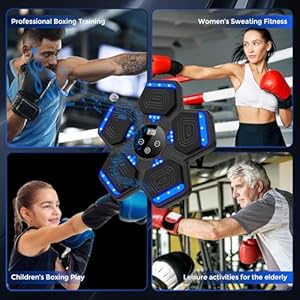 2025 Music Boxing Machine for Adults and Kids, Smart Bluetooth Boxing Machine with Boxing Gloves Wall Mounted, Music Boxing Target Workout Punching Equipment for Home(Upgrade) 2025 Music Boxing Machine for Adults and Kids Smart Bluetooth Boxing Machine with Boxing Gloves Wall Mounted Music Boxing Target Workout Punching Equipment for HomeUpgrade