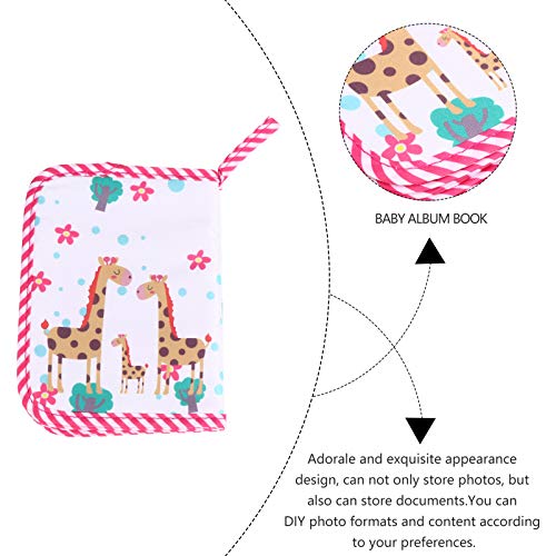 TOYANDONA Álbum de fotos para bebês, álbum de fotos, girafa, álbum de memória, álbum de fotos para r