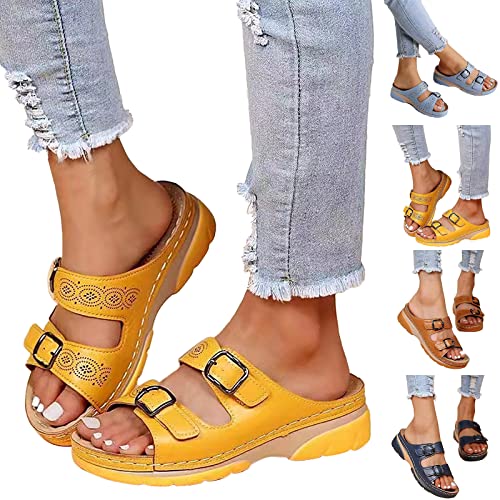 Sandals Girls Open Toe Wedge Hiking Summer Shoes Dance Evening Leisure Flat Party Separator Beach3