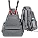 Tennistasche Tennisschläger Rucksack, Pickleball-Paddel, Badmintonschläger, Squashschläger, Balltasche für Damen und Herren (Stil B-Gey)