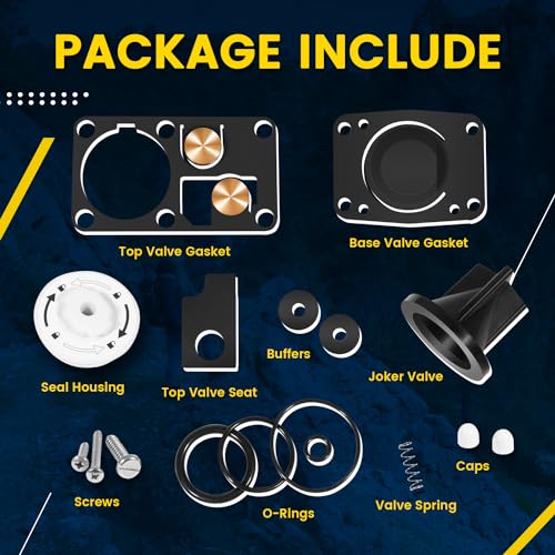 Replacement for Jabsco 29045-3000 Marine Manual Toilet Service Kit Fit for 29090-3 & 29120-3 Series Toilet (2008 and Up) by usvehj - Image 6
