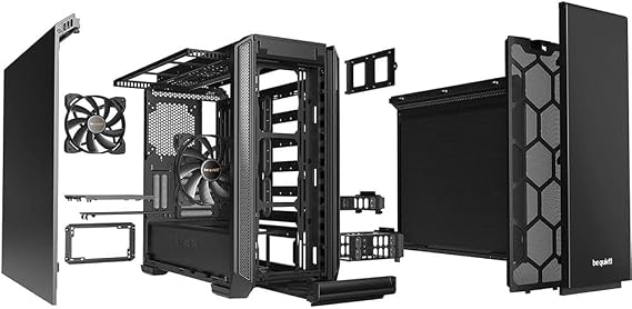 be quiet! BG026 Silent Base 601 with window Computer Cases - Black