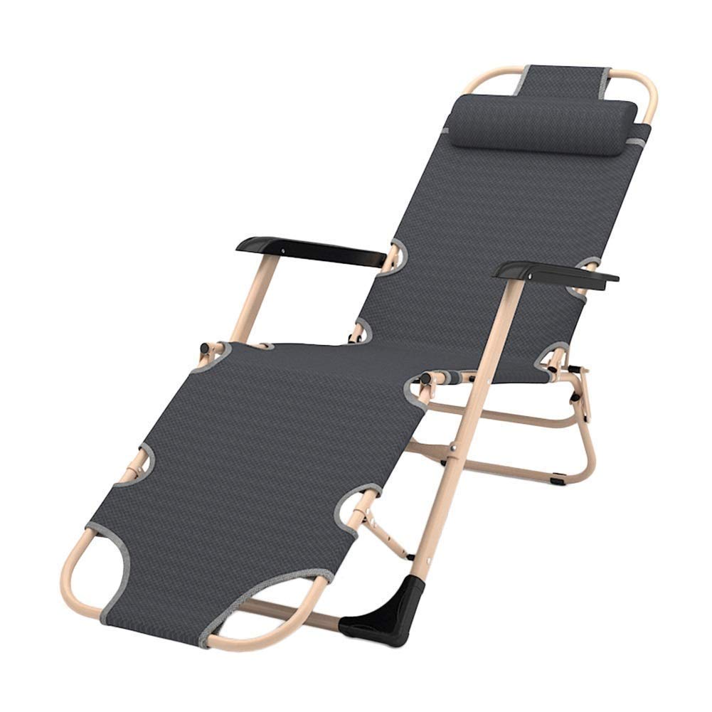 Chaise longue de jardin portable pour savourer le calme et la sérénité en plein air