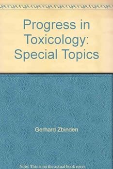 Hardcover Progress in toxicology: special topics Book