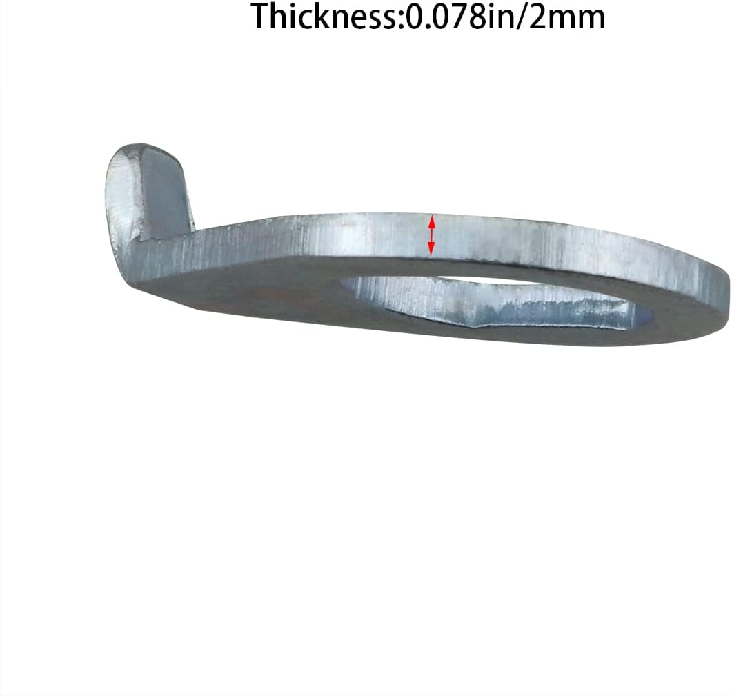 4PCS M10 Bicycle Hub Safety Washer Bike Wheel Hub Hook Washer Gasket Front Rear Wheel Retaining Clip Hook