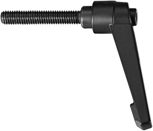 Miniatura 8 de uxcell M8 x 1.575 in Mango de palanca de sujeción ajustable Rosca Botón de trinquete macho roscado Perillas de bloqueo Tornillo giratorio Perno de