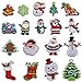 Produktbild Pveath Aufnäher zum Aufnähen und Aufbügeln für Weihnachten 18-TLG. Santa Schneemann-Baum-Weihnachtsgirlande Aufnäher zum Aufbügeln Aufnäher zum Aufnähen für Jeanskleidung