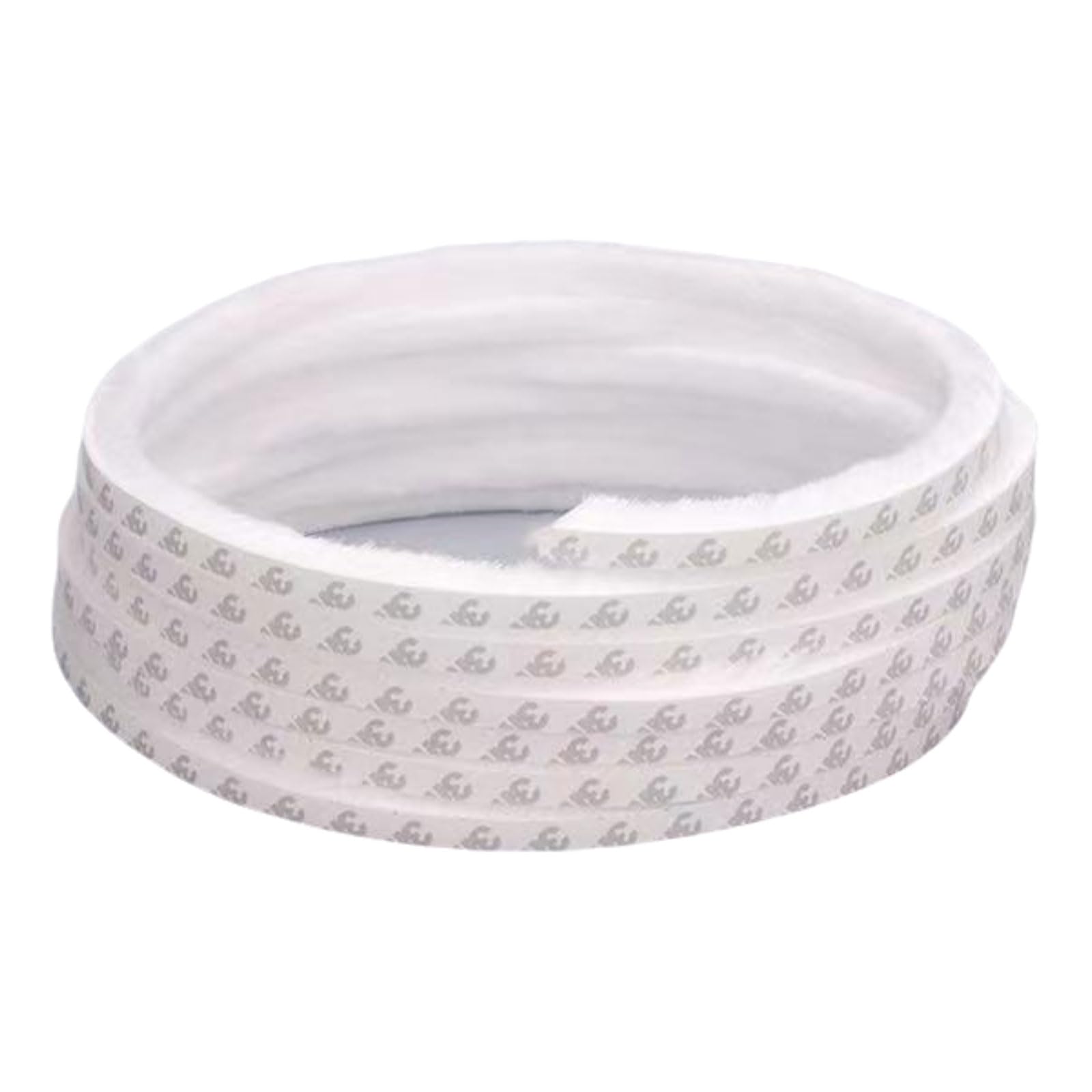 Bande d'étanchéité à brosse blanche 9mmx15mm en rouleau de 20m pour bas de porte