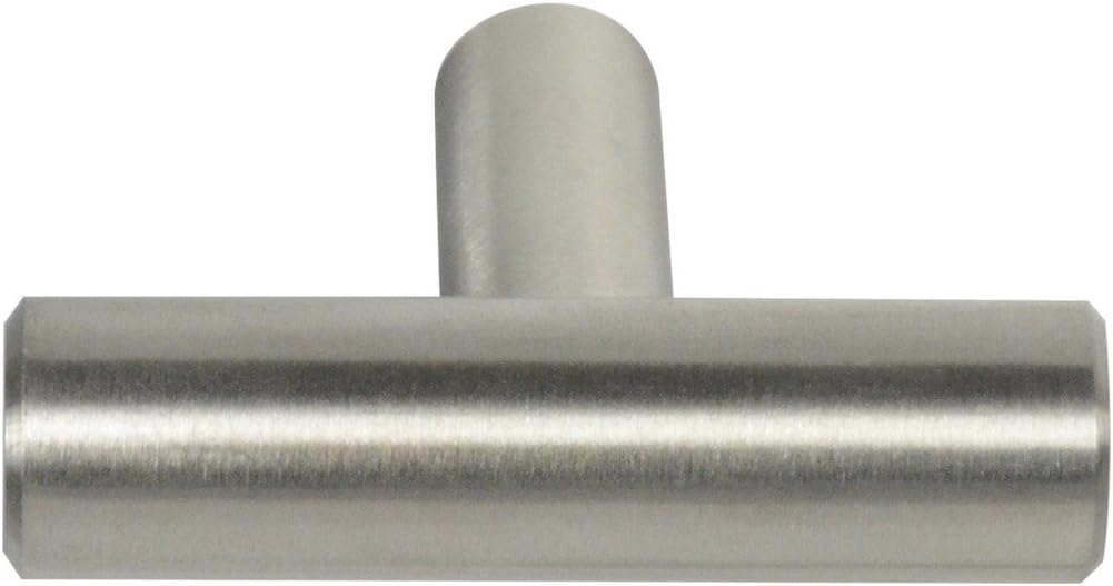 #8000 CKP Brand T-Bar Premium Series Stainless Steel Bar Knob - 10 Pack