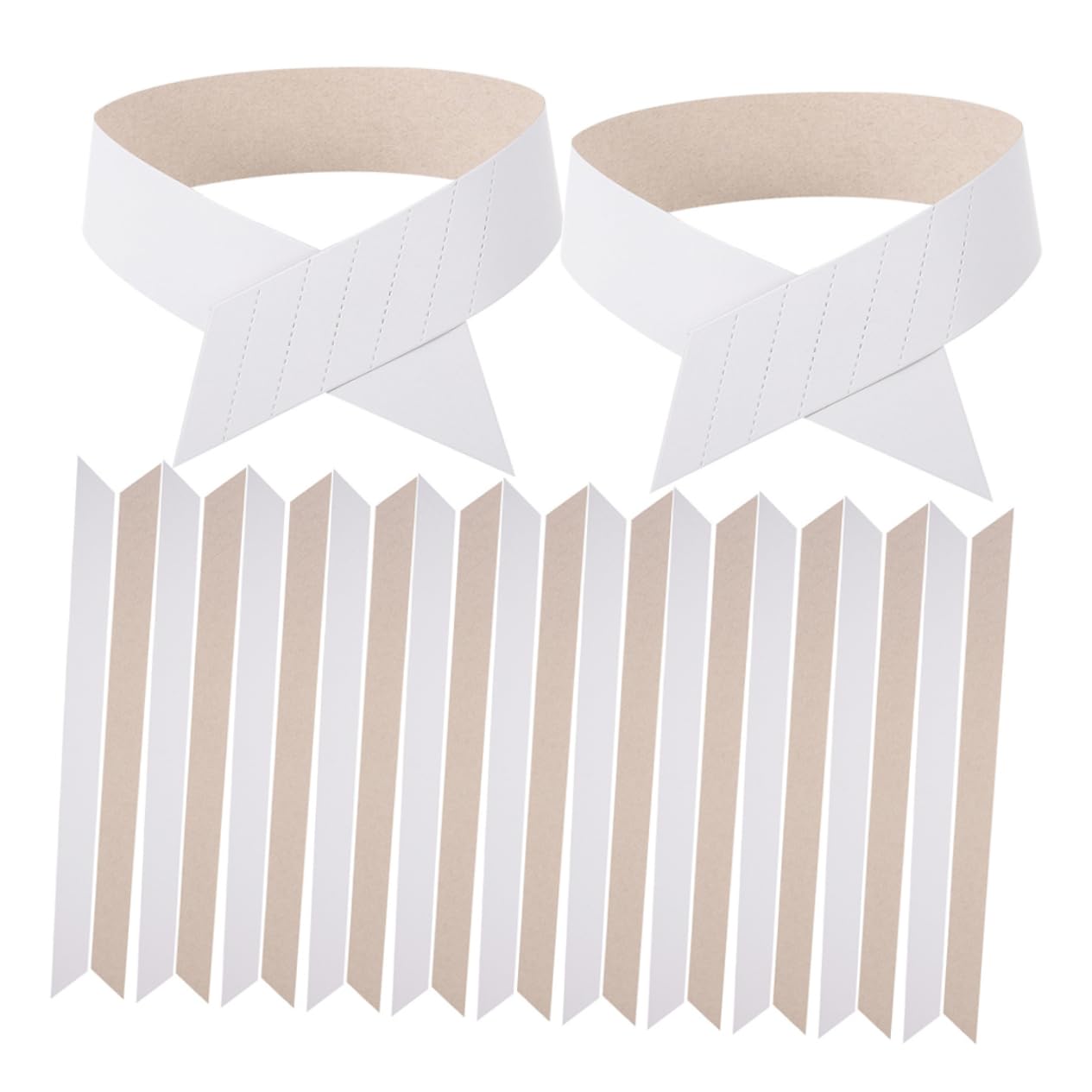 OATIPHO 200pcs Men's Dress Shirt Collar Stays Paper Collar Protectors for Shirts Easy Maintenance Neat Tidy Look