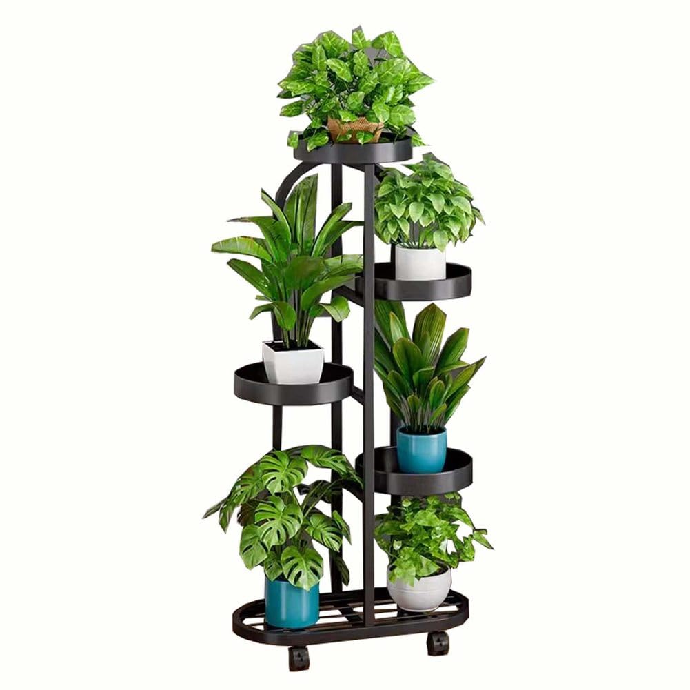 Étagère à plantes pour jardin et terrasse : support 5 niveaux extérieur