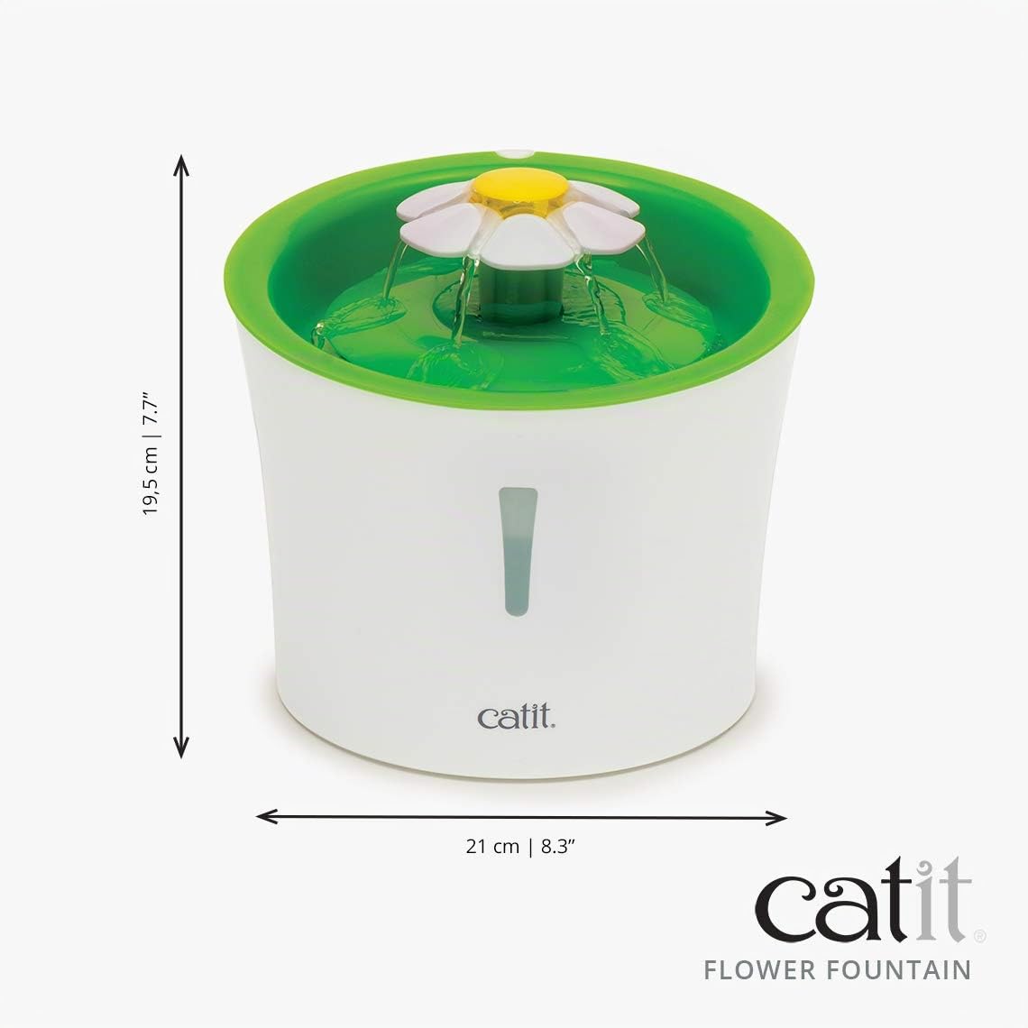 Catit 43742W Bebedero Fuente Flor 3, 3 L