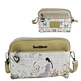 SWEET & CANDY BAGS Bolso Bandolera Niña estilo vintage Kawaii con ilustración tierna y dulce – Bolso mujer Ilustrado que adoran el estilo vintage Aesthetic