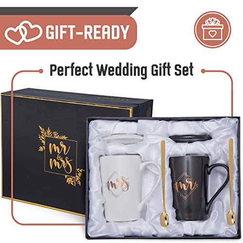 Kedrian Mr And Mrs Mug Set, Best Wedding Gifts For Couple Gifts For Newlyweds, Mr And Mrs Gifts, Engagement Gifts For Couples Anniversary, His And Her Gifts For Couples, Wedding Mugs, Marriage Gifts #TOP1