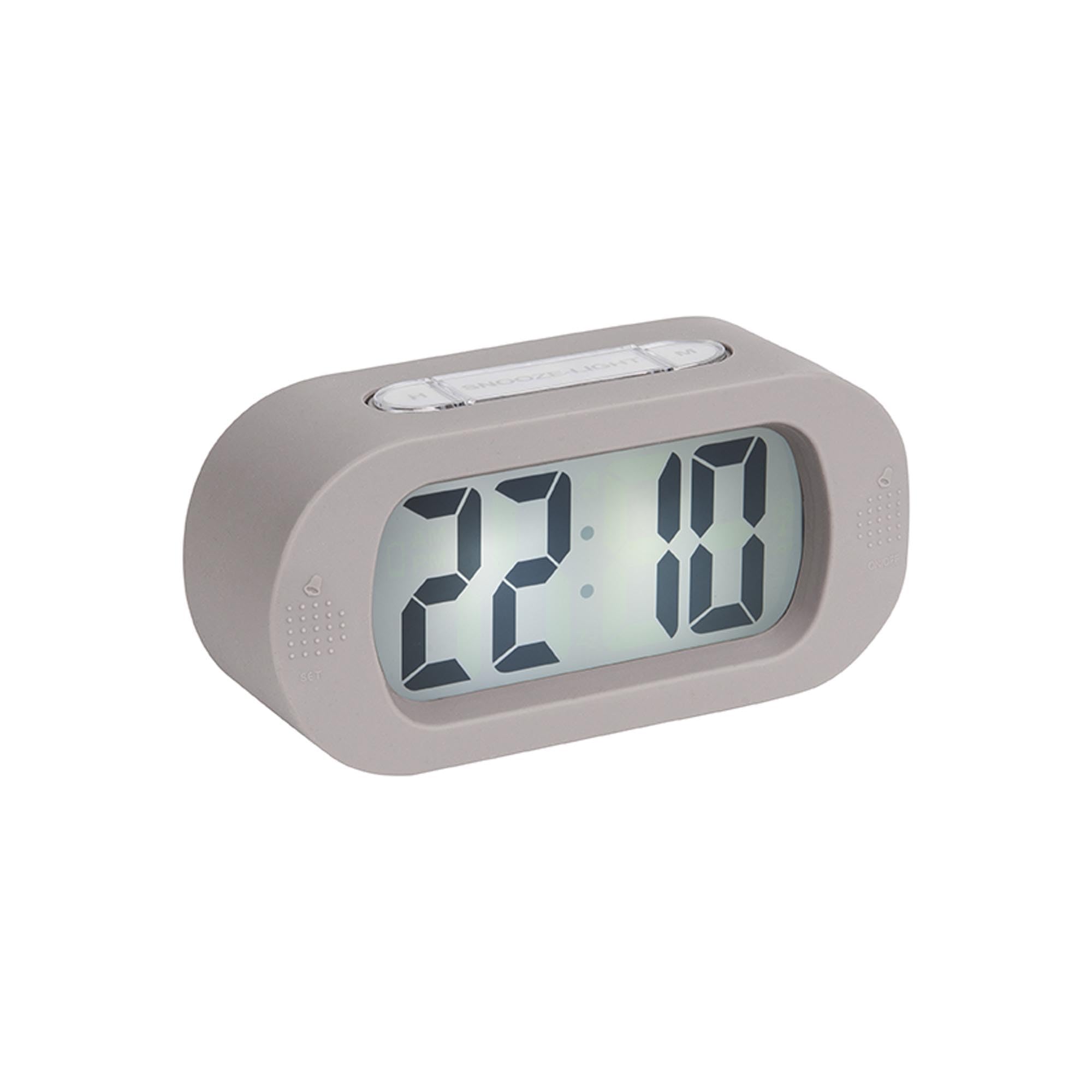 Přední view of the Karlsson Gummy Digital Alarm Clock displaying '22:10'.