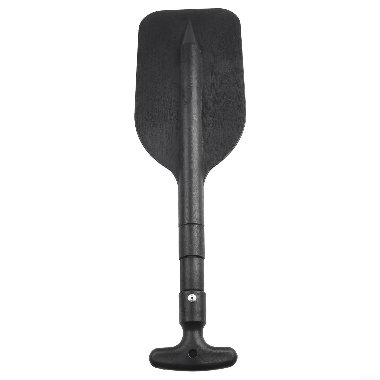 Remo telescopico portatile in plastica per barca, remo pieghevole con tubo in lega di alluminio (nero)