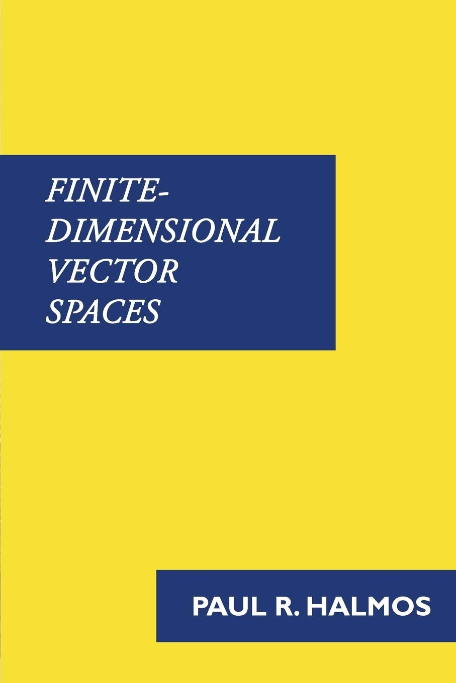 Finite-Dimensional Vector Spaces cover