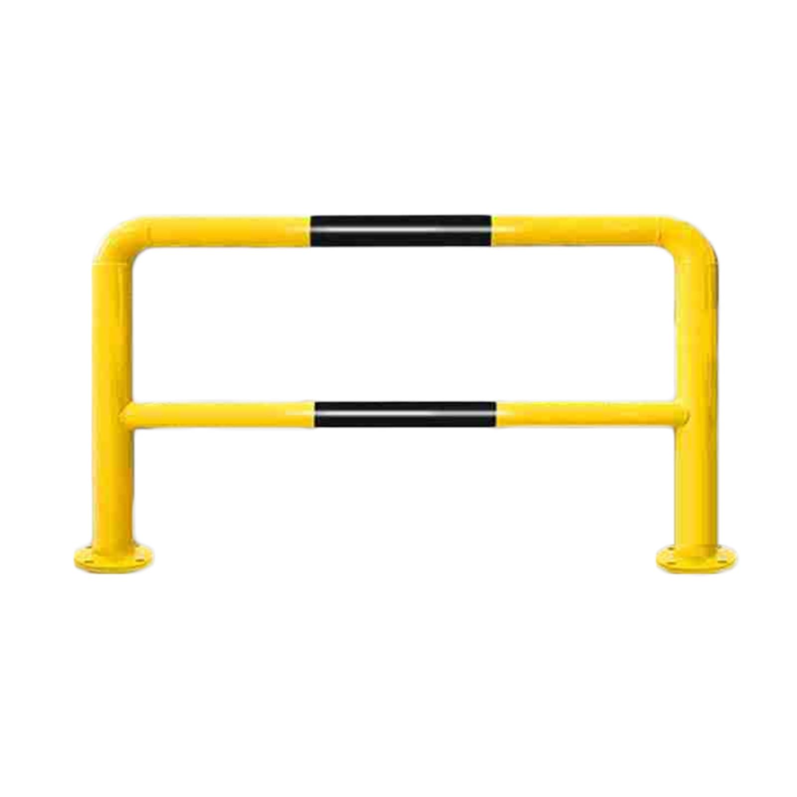 DUANHOZ Parking Guardrails,U-Shaped Anti-Collision Guardrail, Reflective Parking Security Bollards, Durable Car Blocker for Garage & Hotel Parking, Protects Vehicles (100x80cm)