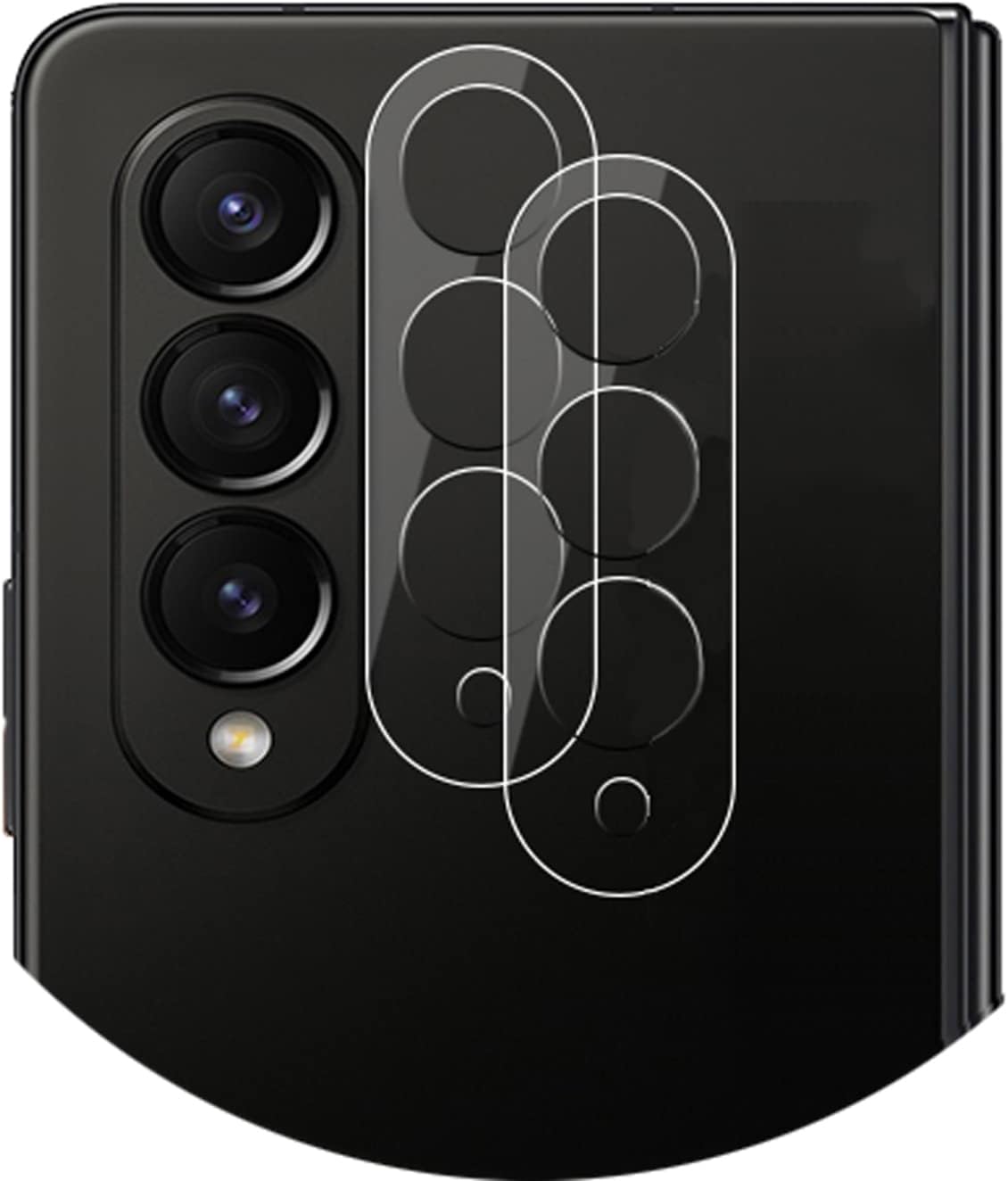 TenDll Camera Lens Protector for Samsung Galaxy Z Fold 4 5G, Transparent Flexible Glass Protector for Samsung Galaxy Z Fold 4 5G [2 Pack]