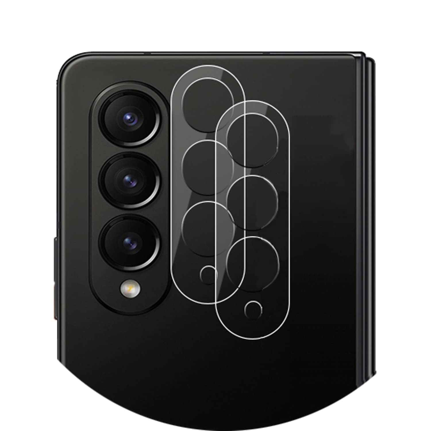 TenDll Camera Lens Protector for Samsung Galaxy Z Fold 4 5G, Transparent Flexible Glass Protector for Samsung Galaxy Z Fold 4 5G [2 Pack]