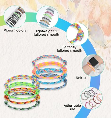 24 Pulseras de Cuerda Náuticas para Hombre miniatura 3