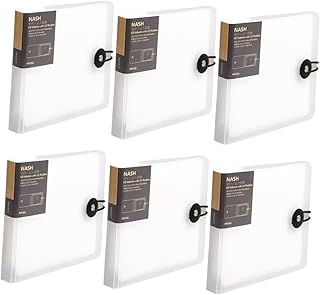 Homoyoyo 6 Peças 12 CD Saco Transparente Pasta Transparente Bolsa Carteira Transparente Estojo Porta Carteira CD Dvd Suporte De Armazenamento Claro Estojo De Armazenamento De CD CD Dvd