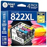 Profitez de tons riches et de teintes brillantes avec ce lot combo de cartouches d'encre de rechange pour imprimante Epson 822 — des couleurs vives à chaque fois