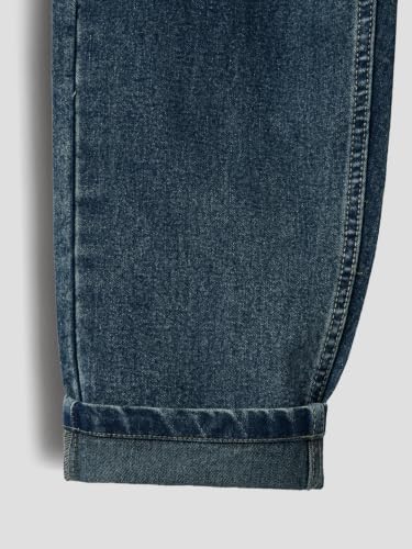 Image of Urbano Juniors Boy's Loose Baggy Fit Washed Denim Jeans Stretchable