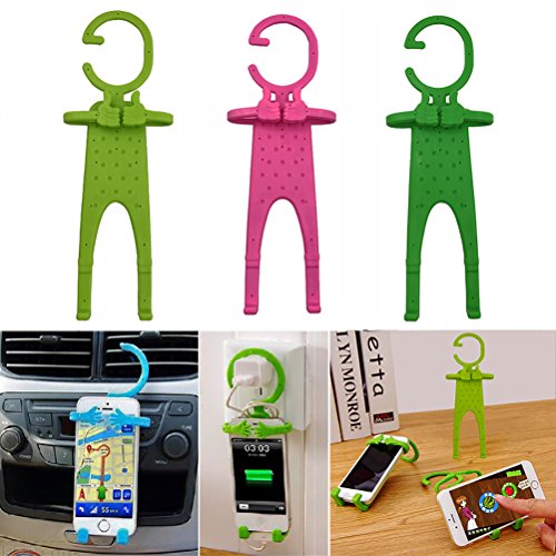 Underreef Flexible Cell Phone Holder Universal Car Mount,Gps Navigation Battery Charging Desktop Stand Unique Hands-Free Stable Premium Silicone Multiuse Holder For Iphone Samsung Lg Sony Nokia Htc #TOP1