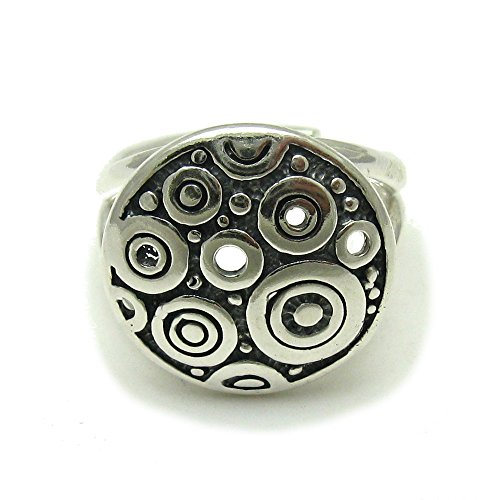 Bague en argent massif 925 réglable pour doigts sujets aux variations