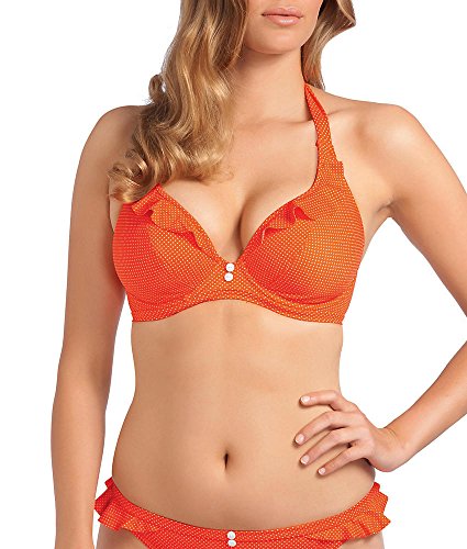 Haut de maillot Freya CHERISH orange bonnet D maillot de bain 90D