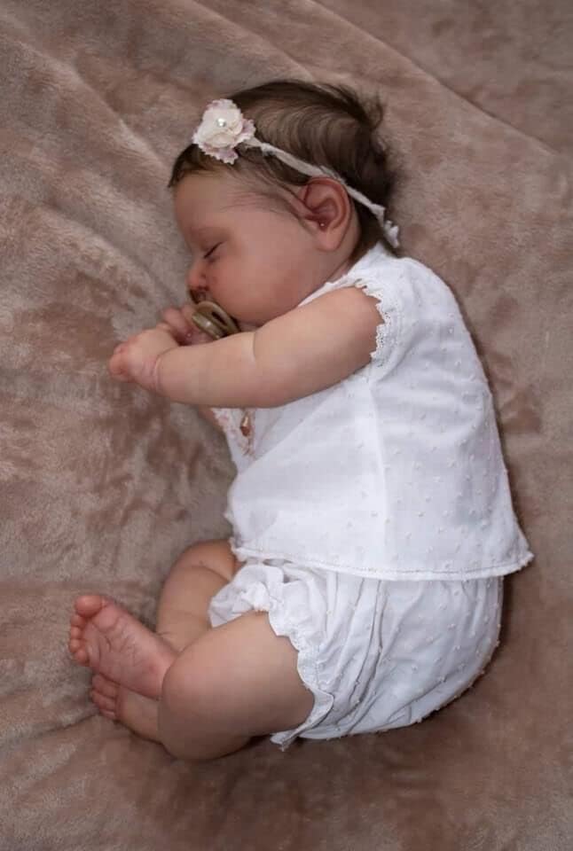 Miniatura 5 de Pinky Reborn Muñecas de bebé de 20 pulgadas, muñeca recién nacida, muñeca Reborn para niños, regalos