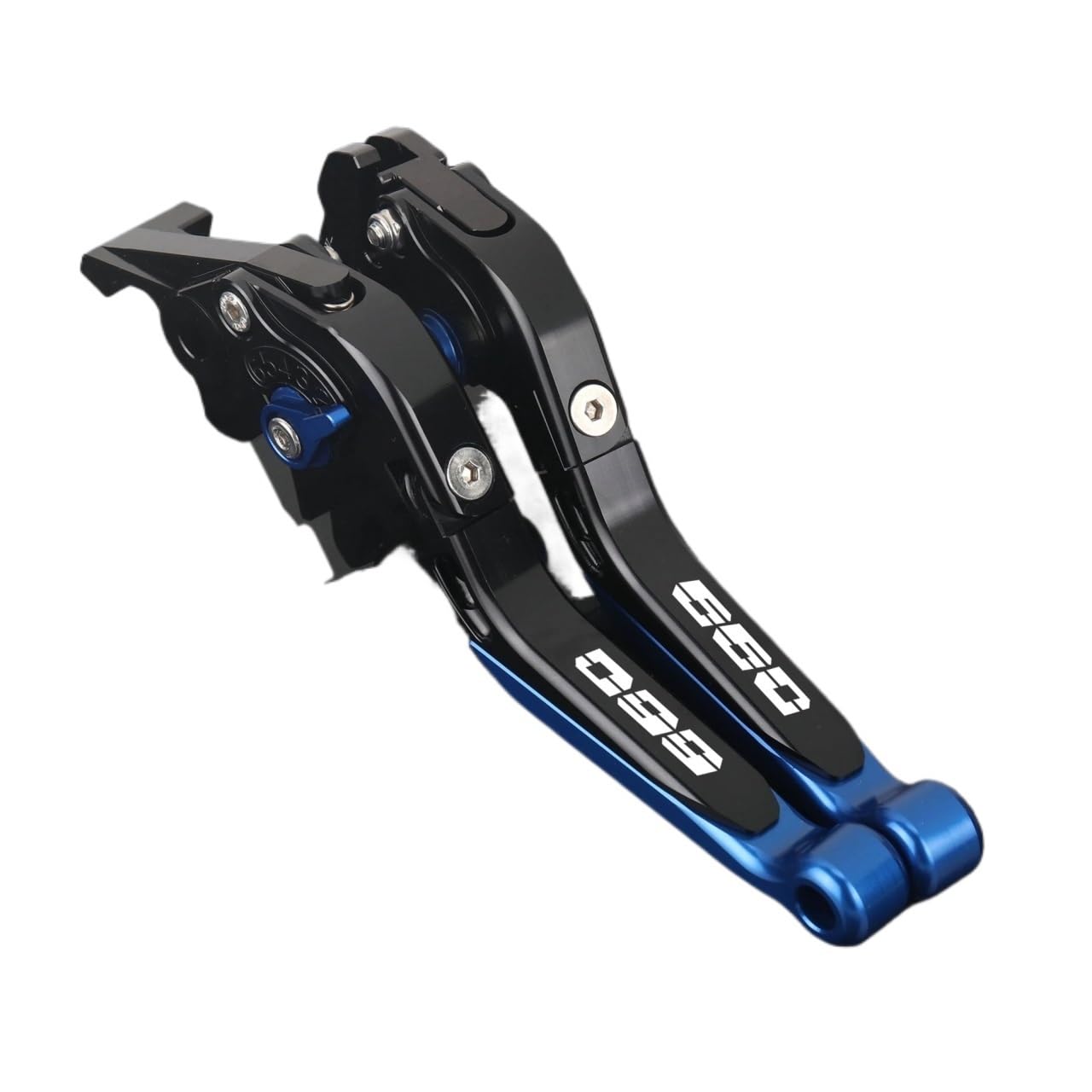 Beqlxta Blue Brake Clutch Adjustable Lever​ Brake Lever For For Trident660 2021-2023 Motorcycle Aluminum Foldable Extending Brakes Clutch Levers For Trident 660