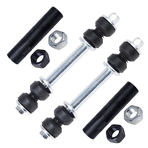 Image of Detroit Axle - 14pc Front End Kit for Ford Expedition F-150 F-250 Lincoln Blackwood Navigator, Upper Control Arms Lower Ball Joints Sway Bars Tie Rods Adjusting Sleeves Pitman Idler Arms Replacement
