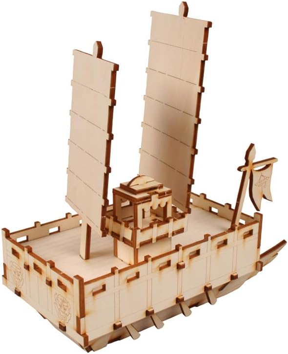 영공방 Youngmodeler Wooden Model Kit – Panokseon Warship, DIY Wooden Assembly Model for Beginners & Hobbyists