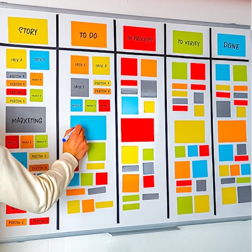 ATWAM - 60 magnetic strips writable - 75 x 25 mm