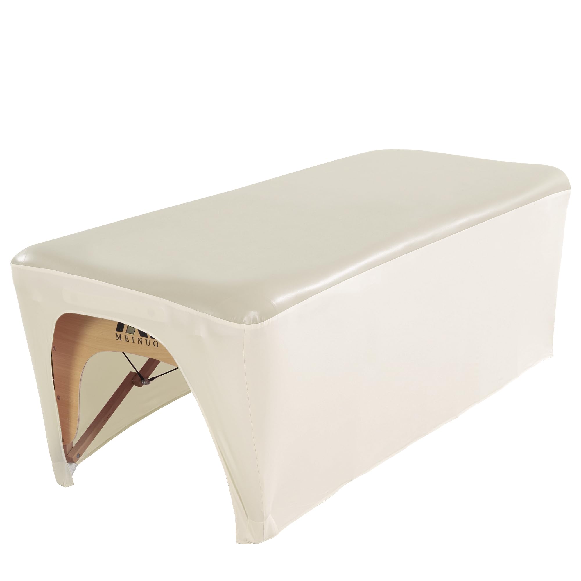 HOMBYS Waterproof Reusable Lash Bed Cover Fitted for Lash Extension Bed, Stretchy Protective Spa Line Fitted Sheet Set for Lash Bed Topper or Salon Massage Bed, Beige