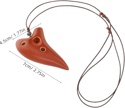 6hole Mini Ocarina Musical Instrument Beginner Ceramic Flute Ocarina Music for Boys and Girls
