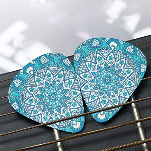 Ensemble de 12 médiators de guitare Vintage Mandala Flowers pour guitare acoustique, guitare électrique, contrebasse… - Les Beatles, Paul McCartney, John Lennon, RIngo Starr, George Harrison Ensemble de 12 médiators de guitare Vintage Mandala Flowers pour guitare acoustique, guitare électrique, contrebasse… – Image 8