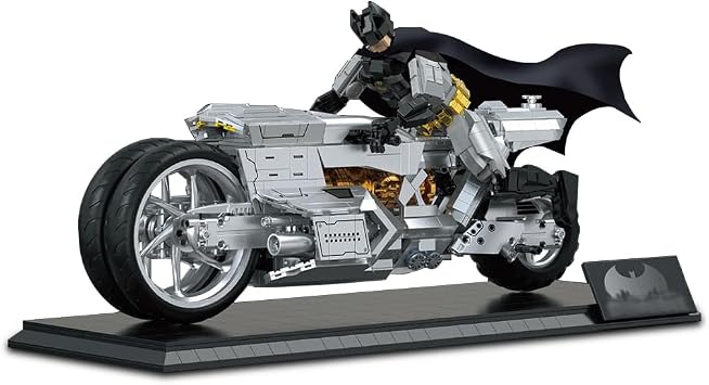 Dark K-Night Motorcycle Building Blocks Set for Adults, Classic Vintage Motorbike Model Toy, Collectible Gift for Motorcycle Enthusiasts- 2412Pcs