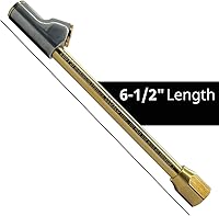 Vista 3 de Portabrocas de aire para neumáticos para semirremolque. Cabezal doble de alcance extendido, FNPT de 1/4 de pulgada, 200 psi. Este portabrocas