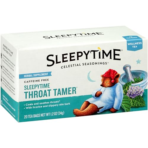 Celestial Seasonings 01267152 Wellness Tea, Sleepytime Throat Tamer thumb #1