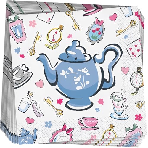 Disney Alice in Wonderland Luncheon Napkins, 16-Pack - Perfect fo...