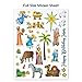 Colonel Pickles Novelties Nativity Stickers – 24 Sheets - 12 Sticker Sheet Sets – Christmas Crafts for Kids