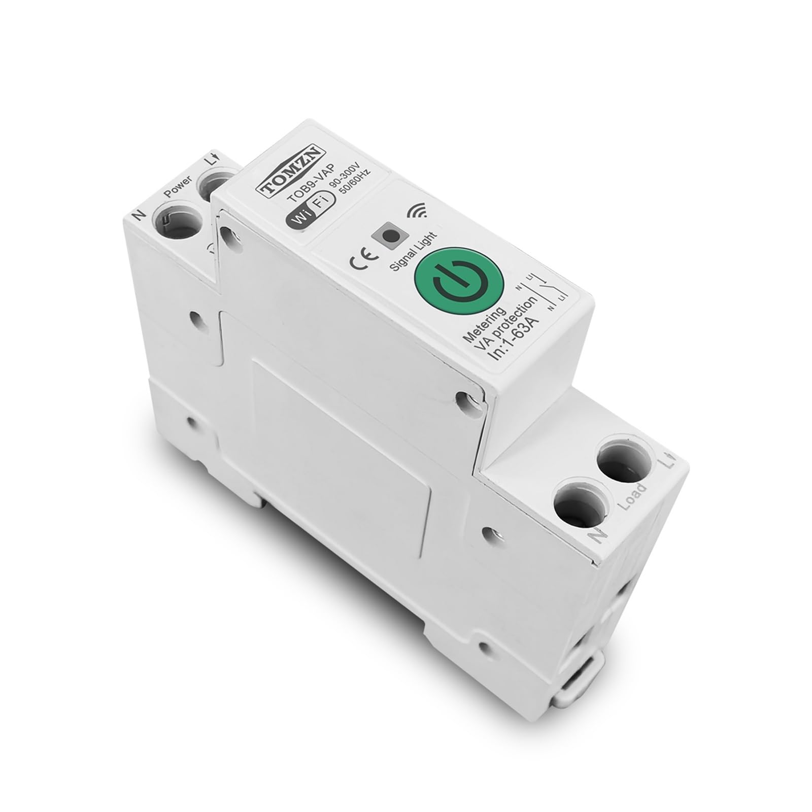 Interruptor de control remoto inalámbrico 63A que mide consumo de energía