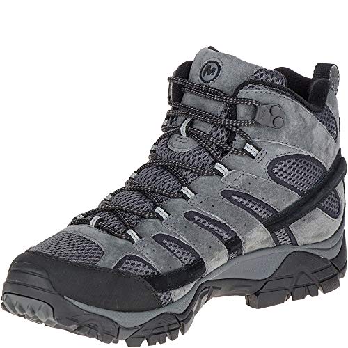 Merrell Men's Moab 2 Mid Waterproof hiking Boot, Granite, 7 2E US