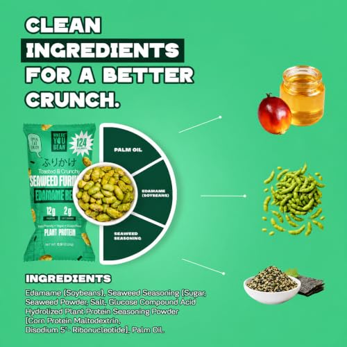 How to Lose Weight Without GLP-1: A Trainer's Proven System for Anyone Over 50 5 Where You Bean Edamame Beans Snack - Dry Roasted Edamame (Seaweed Furikake)