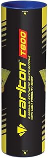 Carlton T-800 Medium Speed Badminton Shuttle, Yellow